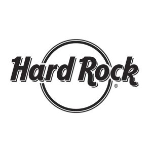 Het Hard Rock logo.